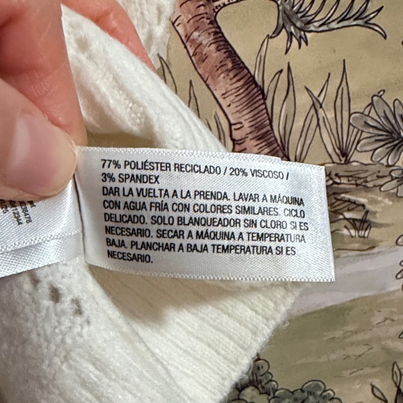 Universal Thread Cream Sleeveless Knit Tank Top - Picture 6 of 6